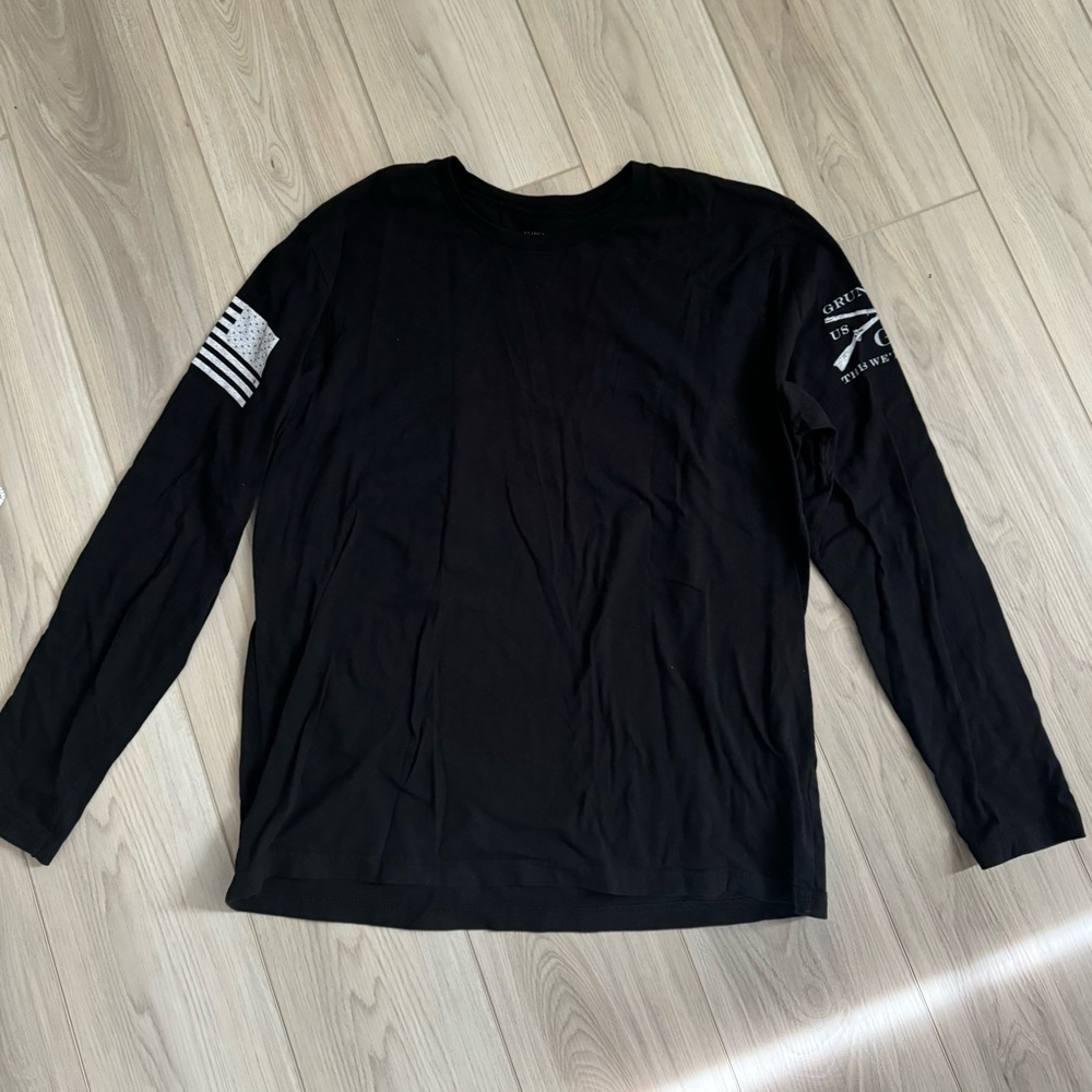 Black Grunt Style Unisex Long Sleeves